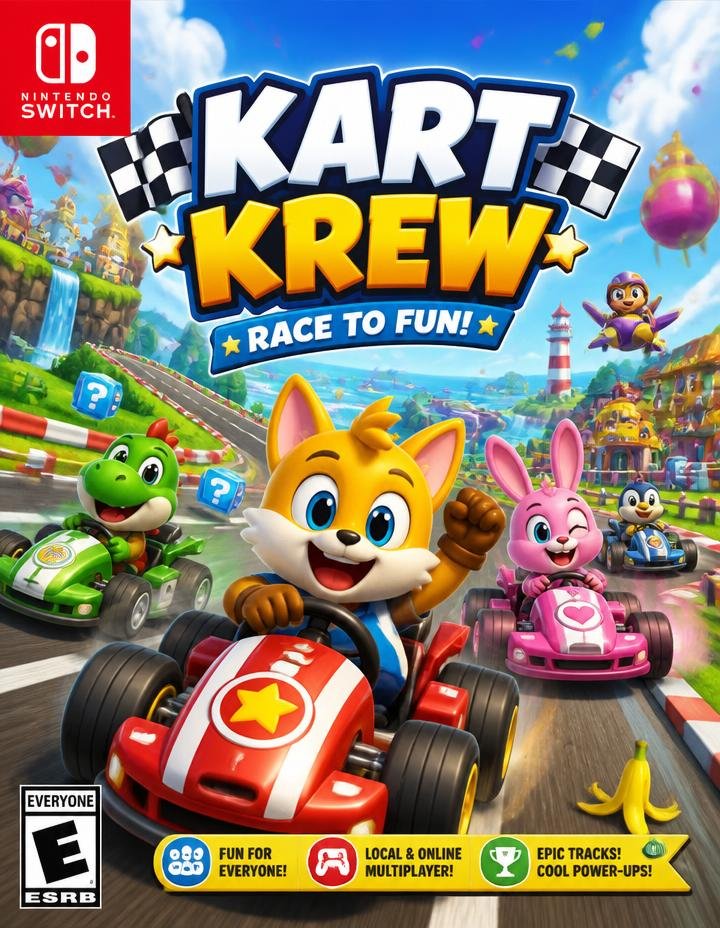 Kart Krew: Race to Fun! game cover